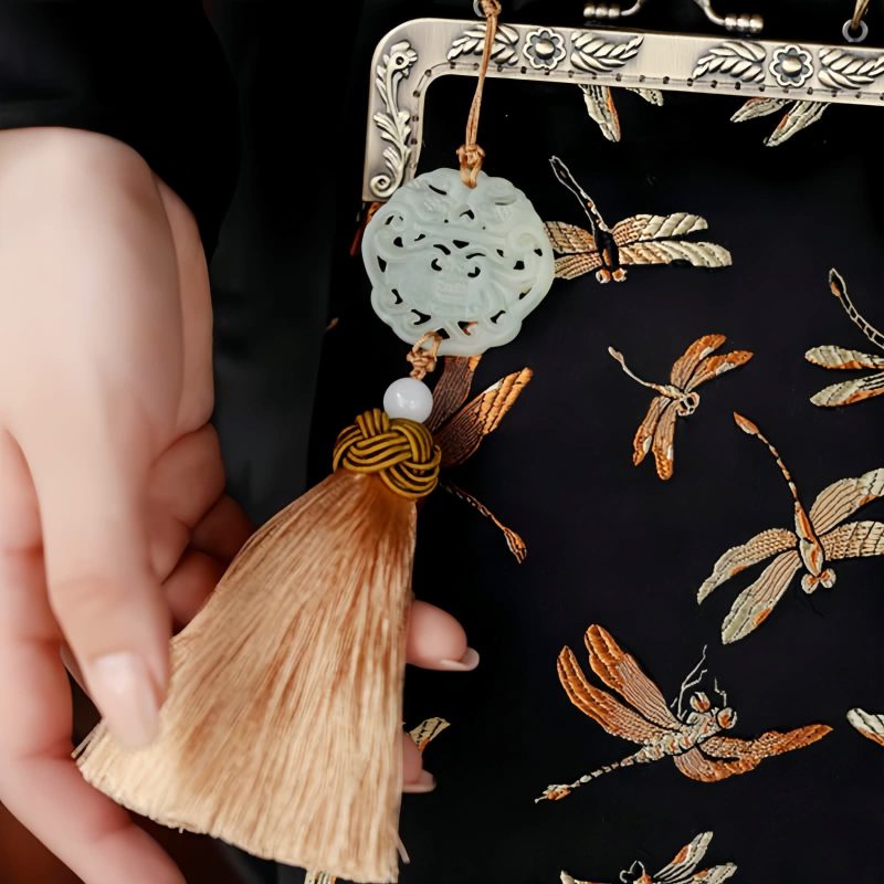 Metallkette-Libellen-Umhängetasche Metal Chain Dragonfly Crossbody Bag