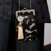 Metallkette-Libellen-Umhängetasche Metal Chain Dragonfly Crossbody Bag