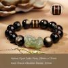 Glücksarmband mit Goldschimmer-Obsidian und Pixiu Gold Sheen Obsidian Pixiu Prosperity Bracelet
