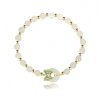 سوار يد من الفضة عيار 925 مع فراشة من حجر هيتيان اليشمي 925 Silver Hetian Jade Butterfly Bracelet