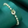 سوار يد من الفضة عيار 925 مع فراشة من حجر هيتيان اليشمي 925 Silver Hetian Jade Butterfly Bracelet