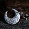 Collar con Colgante de Luna en Plata 999 999 Silver Moon Balance Necklace Pendant
