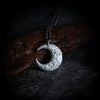 Collar con Colgante de Luna en Plata 999 999 Silver Moon Balance Necklace Pendant
