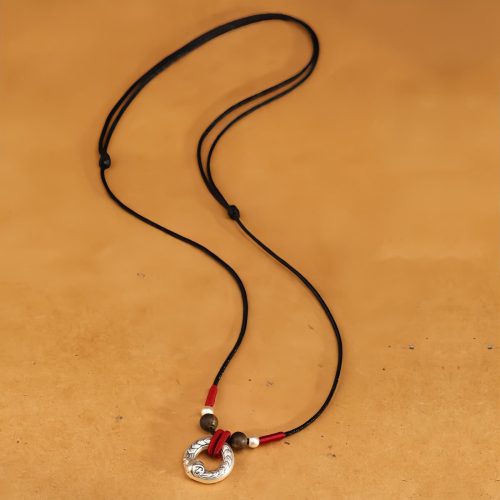 Collar con colgante de serpiente de plata 999 Collar con colgante de serpiente de plata 999