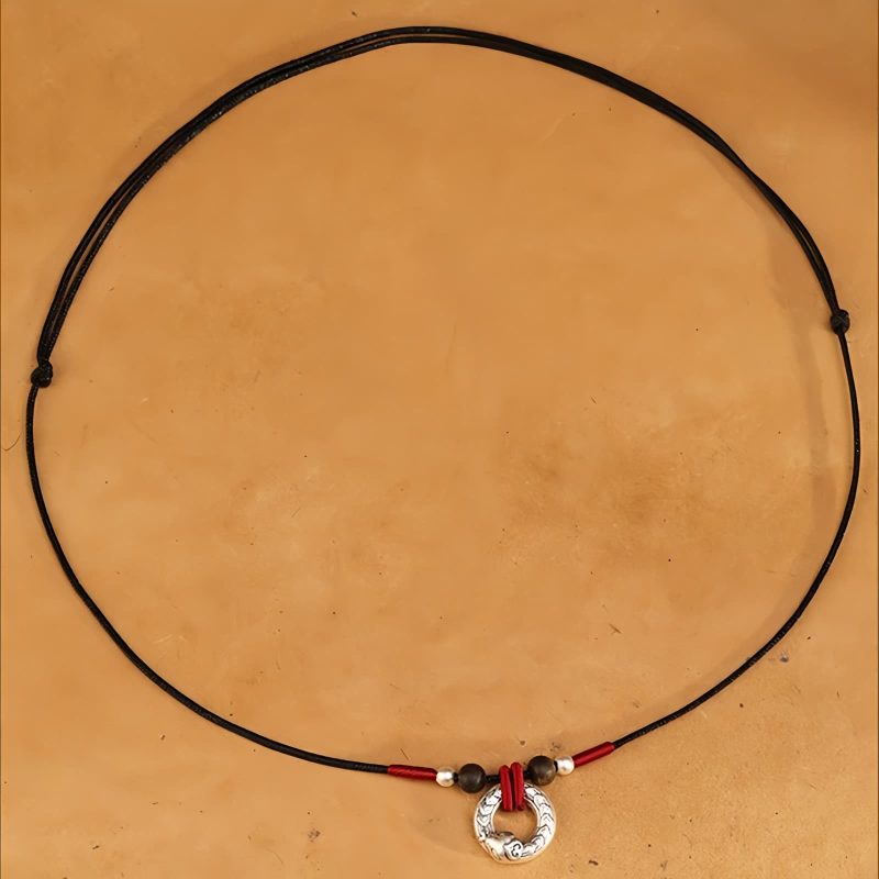 Collar con colgante de serpiente de plata 999 999 Silver Snake Protection Pendant Necklace