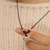 Collar con colgante de serpiente de plata 999 999 Silver Snake Protection Pendant Necklace