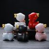 Figurita de Ciervo Miniatura de Cerámica para Decoración Ceramic Mini Deer Figurine Decoration