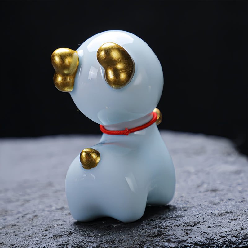 Figurita de Ciervo Miniatura de Cerámica para Decoración Ceramic Mini Deer Figurine Decoration
