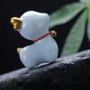 Figurita de Ciervo Miniatura de Cerámica para Decoración Ceramic Mini Deer Figurine Decoration