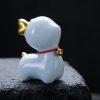 Figurita de Ciervo Miniatura de Cerámica para Decoración Ceramic Mini Deer Figurine Decoration