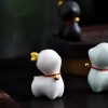 Figurita de Ciervo Miniatura de Cerámica para Decoración Ceramic Mini Deer Figurine Decoration