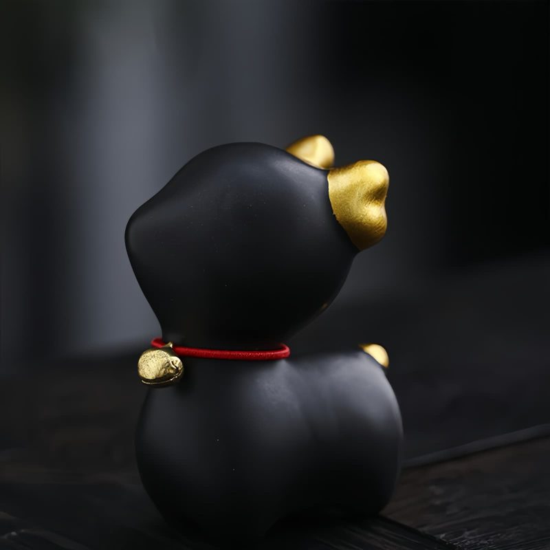 Figurita de Ciervo Miniatura de Cerámica para Decoración Ceramic Mini Deer Figurine Decoration