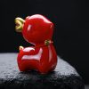 Figurita de Ciervo Miniatura de Cerámica para Decoración Ceramic Mini Deer Figurine Decoration