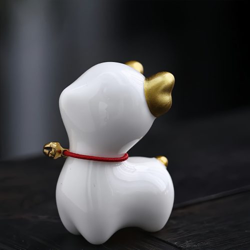 Figurita de Ciervo Miniatura de Cerámica para Decoración Figurita de Ciervo Miniatura de Cerámica para Decoración