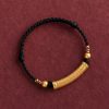 Pulsera Artesanal de Aleación con el Sutra del Corazón para Protección Handmade Alloy Heart Sutra Protection Bracelet