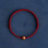Pulseira Natural de Madeira de Pessegueiro para Proteção Contra Espíritos Malignos Natural Peach Wood Evil Spirit Protection Bracelet