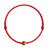 Pulseira Natural de Madeira de Pessegueiro para Proteção Contra Espíritos Malignos Natural Peach Wood Evil Spirit Protection Bracelet
