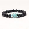 Pulsera de Tortuga Marina de Turquesa en Piedra Natural Natural Stone Turquoise Sea Turtle Bracelet