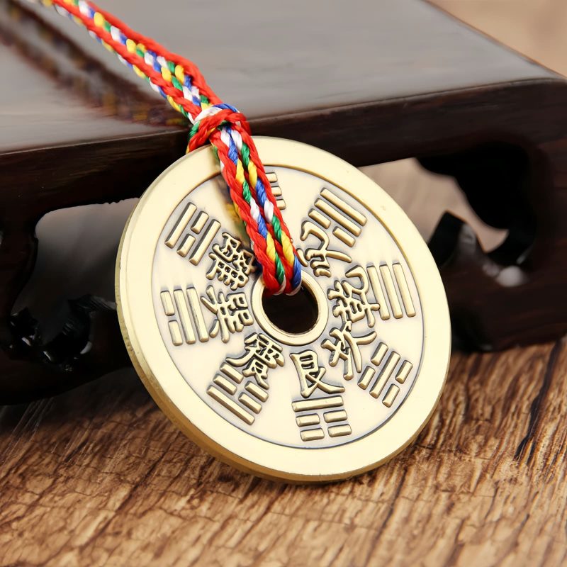 Colgante de Protección Yin Yang de Cobre Taoísta Taoist Copper Yin Yang Protection Pendant