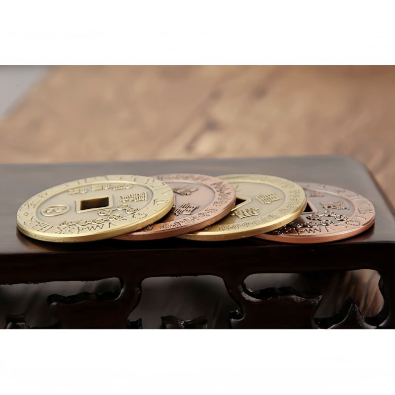Colgante de Protección Yin Yang de Cobre Taoísta Taoist Copper Yin Yang Protection Pendant