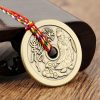 Colgante de Protección Yin Yang de Cobre Taoísta Taoist Copper Yin Yang Protection Pendant