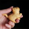 チュウシェンネンシス彫刻猫の装飾 Thuja Sutchuenensis Carved Cat Decoration