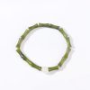Pulsera de Suerte de Jade Verde de Bambú Tibetano Tibetan Green Bamboo Jade Luck Bracelet