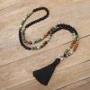 Pulseira Mala de Olho de Tigre e Turquesa para Força e Proteção Tiger Eye Turquoise Mala Bracelet for Strength and Protection