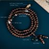 Pulsera de 108 Cuentas Mala de Agarwood y Fuerza 108 Mala Beads Agarwood Strength Bracelet