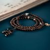 Pulsera de 108 Cuentas Mala de Agarwood y Fuerza 108 Mala Beads Agarwood Strength Bracelet