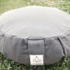 Cojín de meditación de algodón orgánico y trigo sarraceno Organic Cotton Buckwheat Meditation Cushion