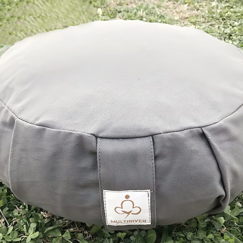Cojín de meditación de algodón orgánico y trigo sarraceno Organic Cotton Buckwheat Meditation Cushion