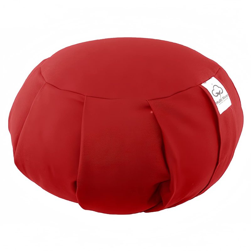 Cojín de meditación de algodón orgánico y trigo sarraceno Organic Cotton Buckwheat Meditation Cushion