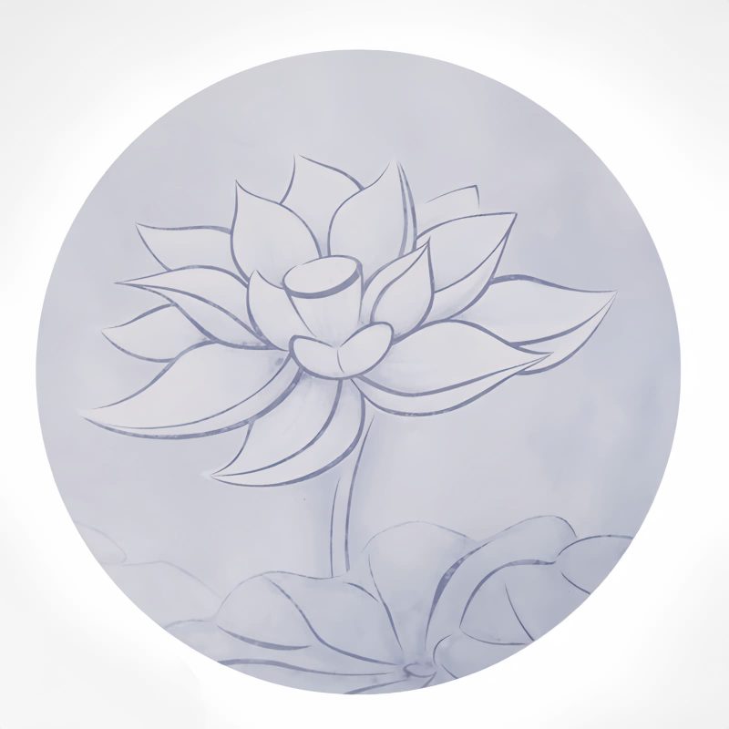 Alfombra de meditación plegable de loto y mandala Foldable Lotus Mandala Meditation Mat