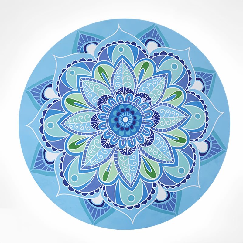 Alfombra de meditación plegable de loto y mandala Foldable Lotus Mandala Meditation Mat