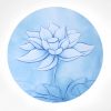Alfombra de meditación plegable de loto y mandala Foldable Lotus Mandala Meditation Mat