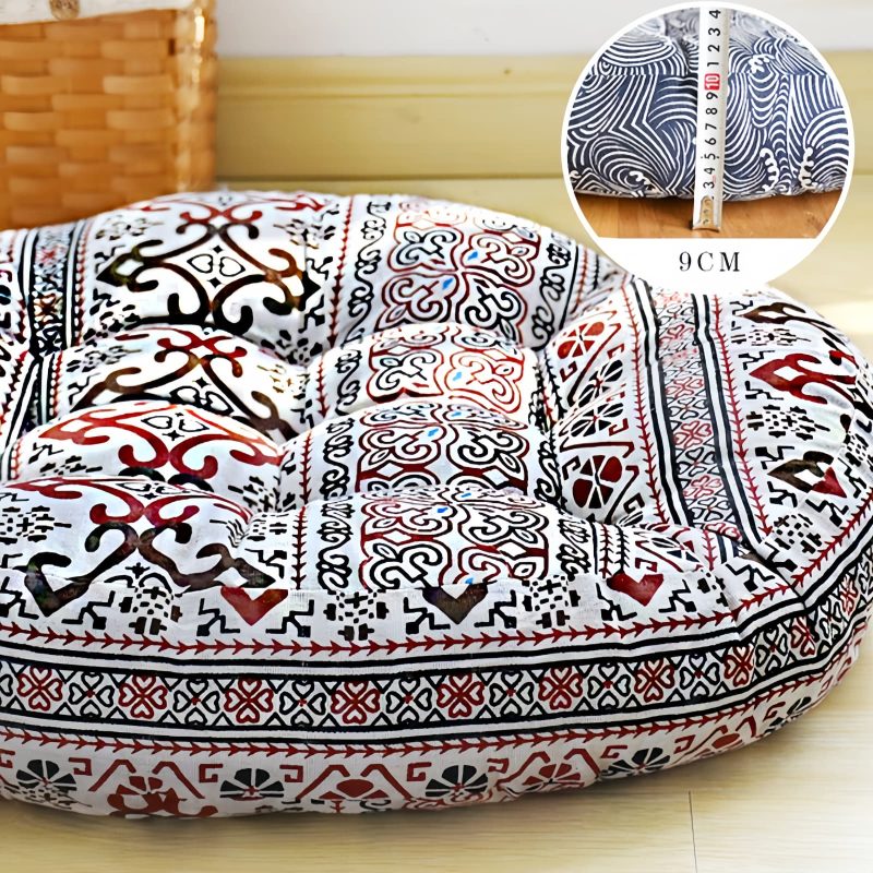 Cojín de Meditación Tibetano de Algodón Orgánico Organic Cotton Tibetan Meditation Cushion