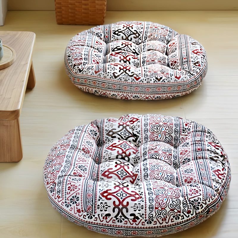 Cojín de Meditación Tibetano de Algodón Orgánico Organic Cotton Tibetan Meditation Cushion