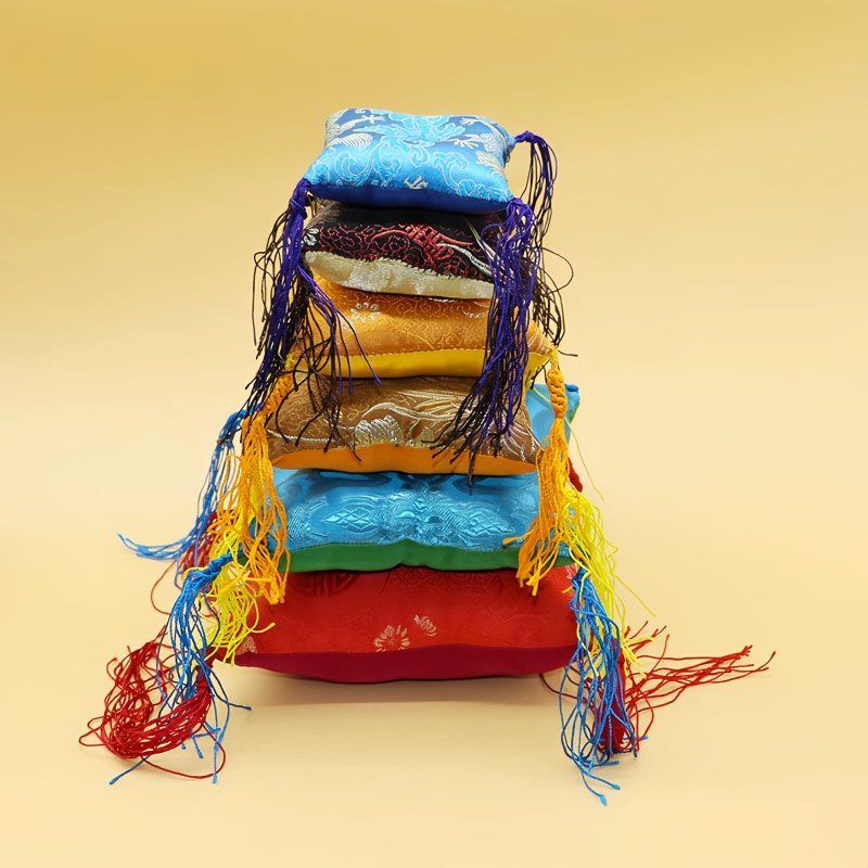Cojín para Cuenco Cantante Tibetano con Borlas Tibetan Singing Bowl Cushion with Tassel