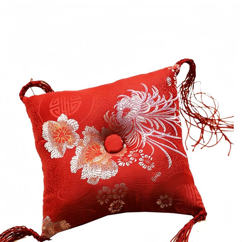 Cojín para Cuenco Cantante Tibetano con Borlas Tibetan Singing Bowl Cushion with Tassel