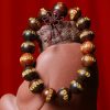 Pulsera de Protección con Sutra del Corazón en Palo de Rosa Tibetano Tibetan Rosewood Heart Sutra Protection Bracelet
