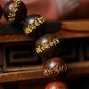 Pulsera de Protección con Sutra del Corazón en Palo de Rosa Tibetano Tibetan Rosewood Heart Sutra Protection Bracelet
