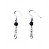 Aretes de Ónix Negro en Plata 925 925 Silver Black Onyx Protection Earrings