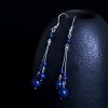Aretes de Serenísima Lazulita en Plata 925 925 Silver Lazurite Serenity Earrings