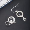 Aretes de Pavo Real Asimétricos en Plata 925 925 Silver Asymmetric Peacock Earrings