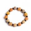 Pulsera de Prosperidad con Jade de Seda Dorada y Loto Golden Silk Jade Lotus Prosperity Bracelet