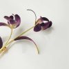 Broche de Orquídea de Seda de Morera Hecha a Mano Handmade Mulberry Silk Orchid Brooch