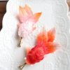 Broche de Carpa Koi de Seda de Morera Hechas a Mano Handmade Mulberry Silk Koi Fish Brooch