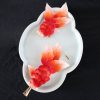 Broche de Carpa Koi de Seda de Morera Hechas a Mano Handmade Mulberry Silk Koi Fish Brooch