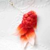 Broche de Carpa Koi de Seda de Morera Hechas a Mano Handmade Mulberry Silk Koi Fish Brooch